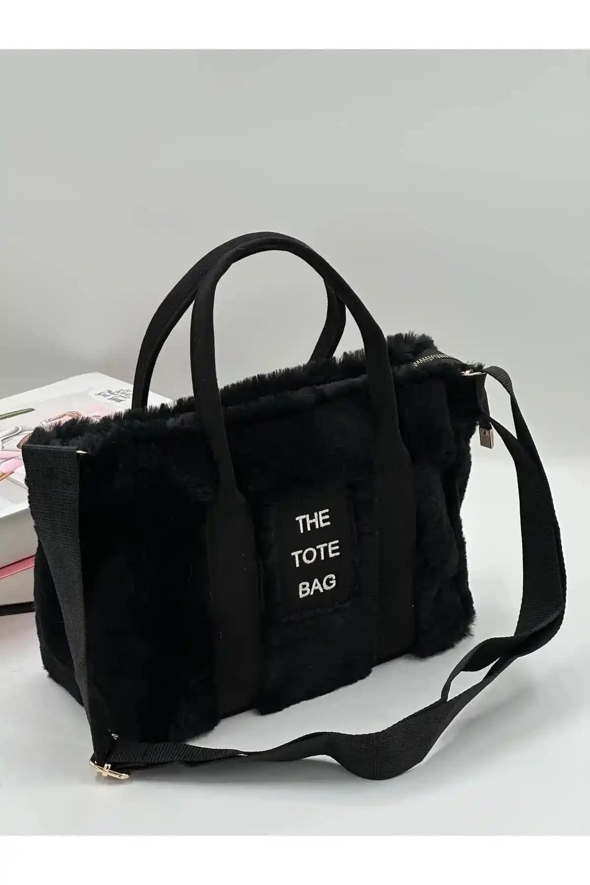 AngelBags Siyah The Tote Bag: Şık ve Fonksiyonel Kadın Çantası