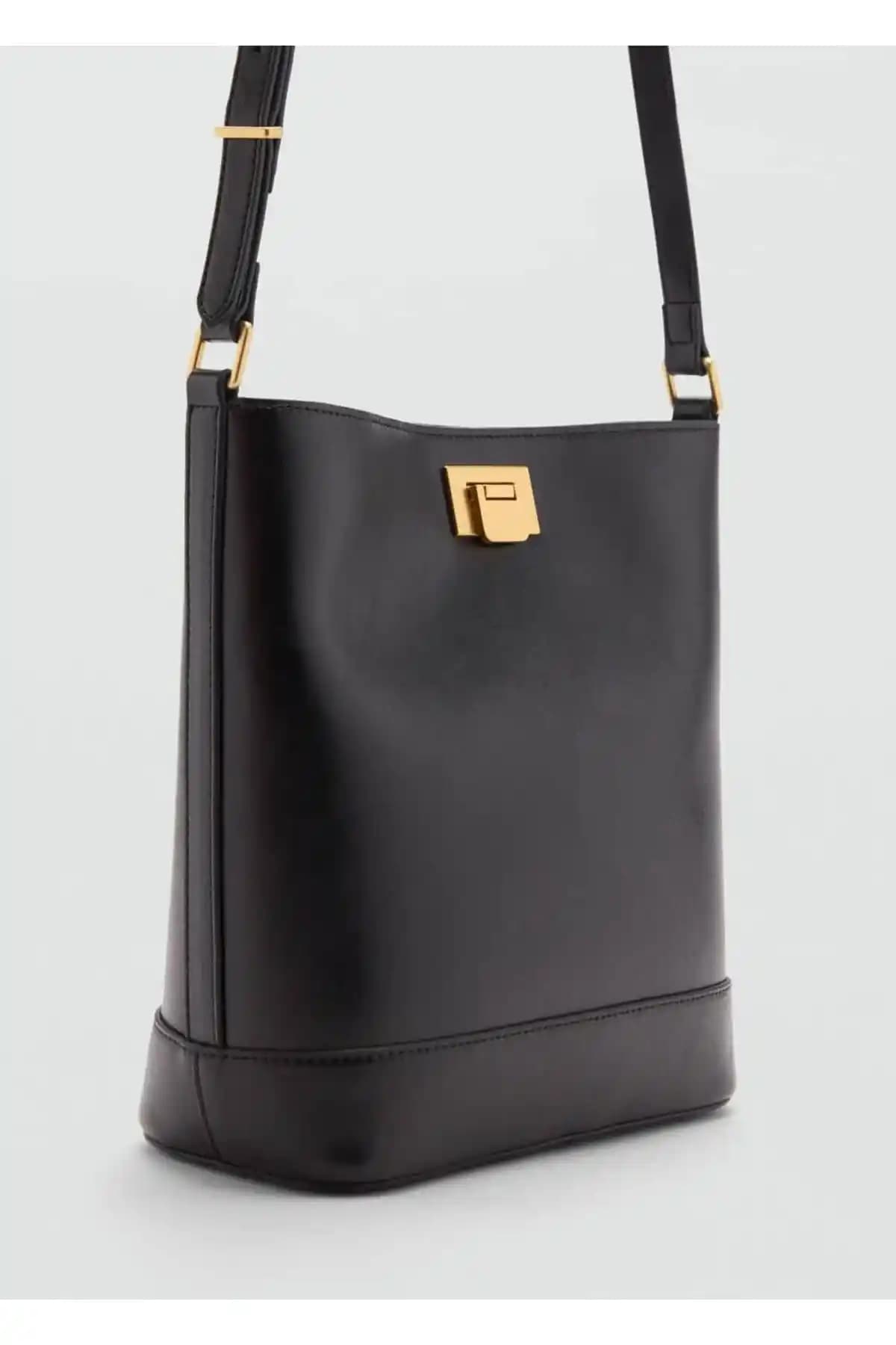 MANGOMetal Detaylı Shopper Çanta: Şık ve Fonksiyonel Günlük Kullanım İçin İdeal