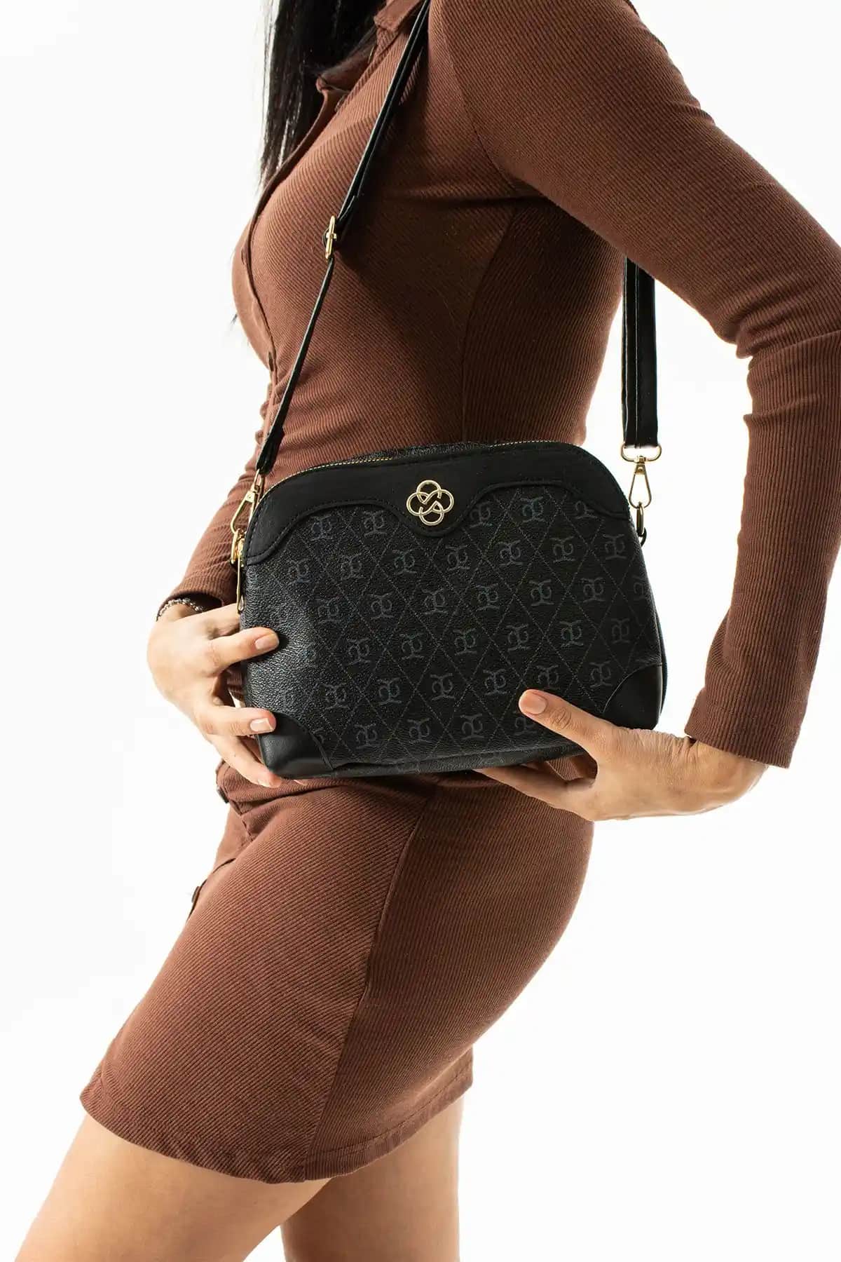 Mıchael Polo KayaBags Maşa Siyah Üç Gözlü Kadın Çantası: Şıklık ve Fonksiyonun Buluşması